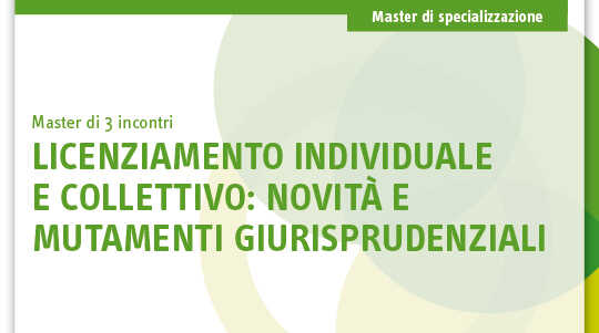Immagine Licenziamento individuale e collettivo: novità e mutamenti giurisprudenziali | Euroconference